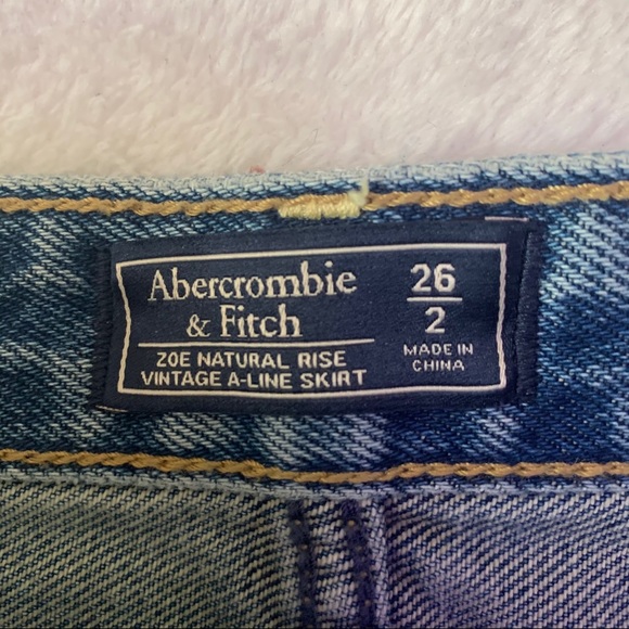 Abercrombie Jean Skirt High Rise - Picture 2 of 3